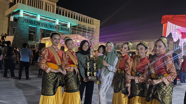 SMKN 1 Pekanbaru Juara Tari Kreasi di HUT 73 EXPO Kodam Bukit Barisan