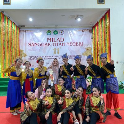 Ekskul Tari Bedelau Juara 1 Lomba Tari Kreasi Kategori Umum se Provinsi Riau