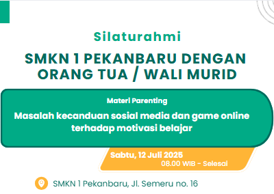 Undangan silaturahmi bersama orang tua/wali murid peserta didik kelas X TP. 2025-2026