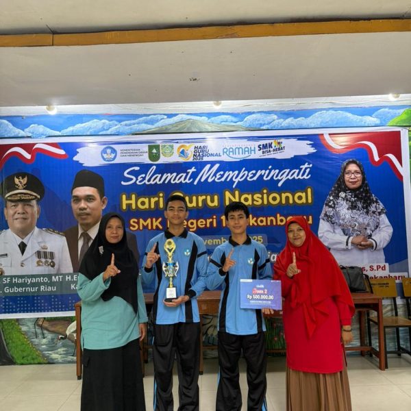 Tim TJKT SMKN 1 Pekanbaru Raih Juara 2 pada HIMATEL Competition 2025 Politeknik Caltex Riau