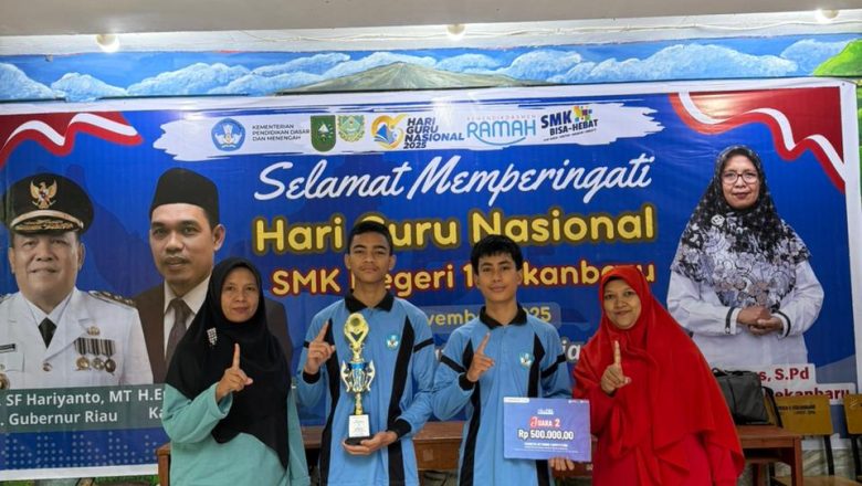 Tim TJKT SMKN 1 Pekanbaru Raih Juara 2 pada HIMATEL Competition 2025 Politeknik Caltex Riau